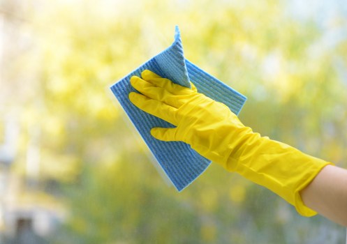 Professional cleaners preparing a Surrey home for a deep clean