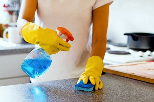 Kitchen and bathroom one off cleaning tasks for a Surrey property