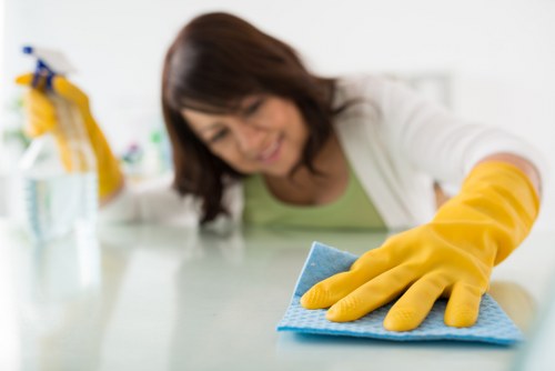 Local domestic cleaning visit for a Surrey flat or townhouse