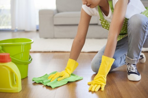 Domestic cleaning service in a Surrey property